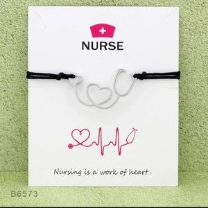 ❤️👩‍⚕️BACK IN STOCK❤️👩‍⚕️CUTE!! Nurse Bracelet in BLACK